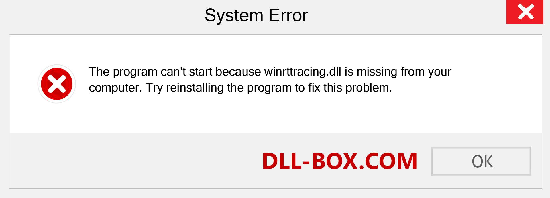  winrttracing.dll file is missing?. Download for Windows 7, 8, 10 - Fix  winrttracing dll Missing Error on Windows, photos, images